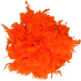 Atosa guirlande de Noël - boa - orange - 180 cm