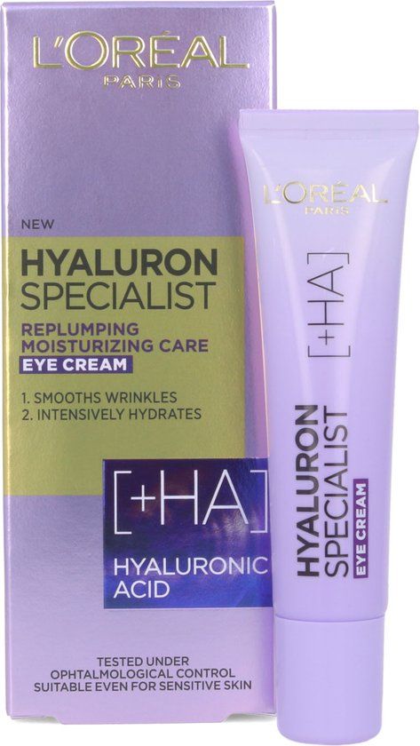L'Oréal Hyaluron Specialist Replumping Oogcrème - 15 ml