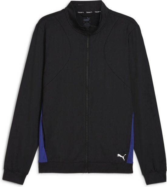 PUMA M CLOUDSPUN FULL ZIP JACKET Heren Sportvest - PUMA Black-Lapis Lazuli - Maat M