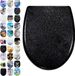 Abattant de WC - Duroplast - Noir - 45x37 cm