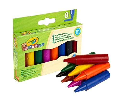 Crayola Waxstiften extra dik 8 stuks vanaf 1 jaar