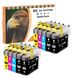 Brother 10 cartouches d'encre compatibles pour LC-123/XL