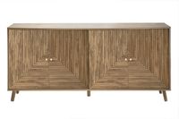 CaliCosy Dressoir met 4 deuren en gelamineerde fronten L156 cm - EDEN