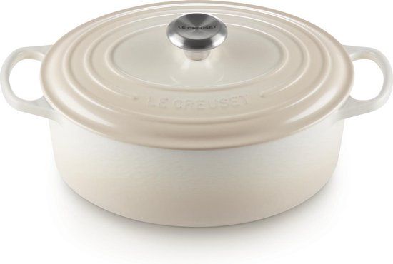 Le Creuset Ovale Braadpan - 29cm - 4,7L - Meringue