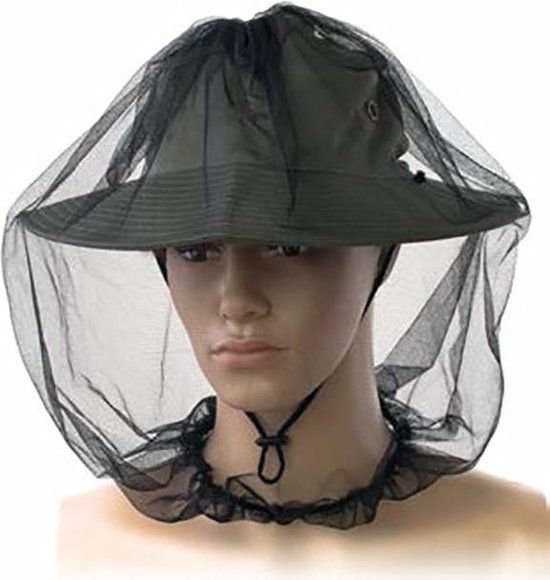 MozQuito Muskietenhoed 'Survivor' - Groen - Unisex - One Size