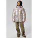 NAME IT KIDS winterjas - beige/roze/groen