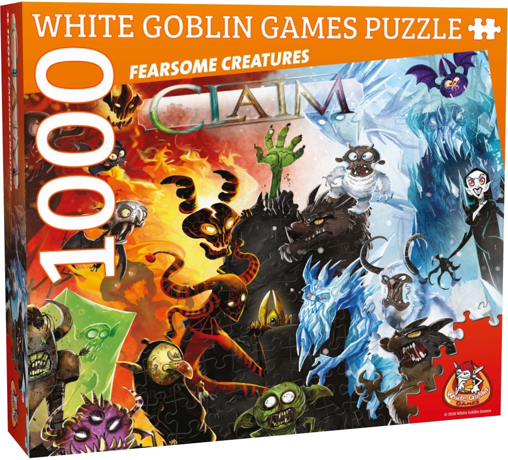 White Goblin Games Claim - Fearsome Creatures Puzzel (1000 stukjes)