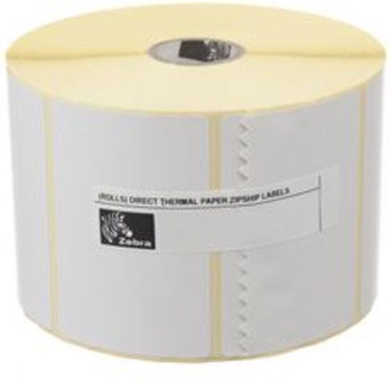 Zebra 3012883-T Z-Perform 1000D Labels - Black on White - 102mm x 178mm - 12 Rolls