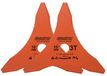 Omgoods - Jeu de 2 lames de débroussailleuse 255mm en acier au carbone SK-5