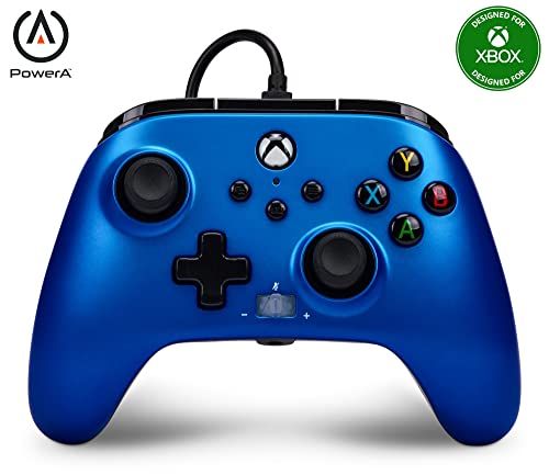 PowerA Geavanceerde bedrade controller voor Xbox Series X|S - Sapphire Fade - Blauw
