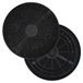 Set van 2 actieve koolstoffilters voor afzuigkappen - Ronde filters