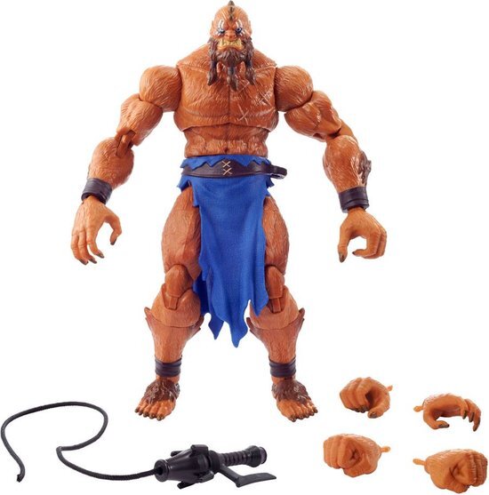 Masters of the Universe GYV16 - Masterverse Revelation Beast Man actiefiguur, ong. 18 cm groot, figuren om mee te spelen en te verzamelen, vanaf 6 jaar