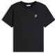 Tommy Hilfiger Vrouwen T-shirt Zwart Katoen/Elastaan Korte Mouw Maat S