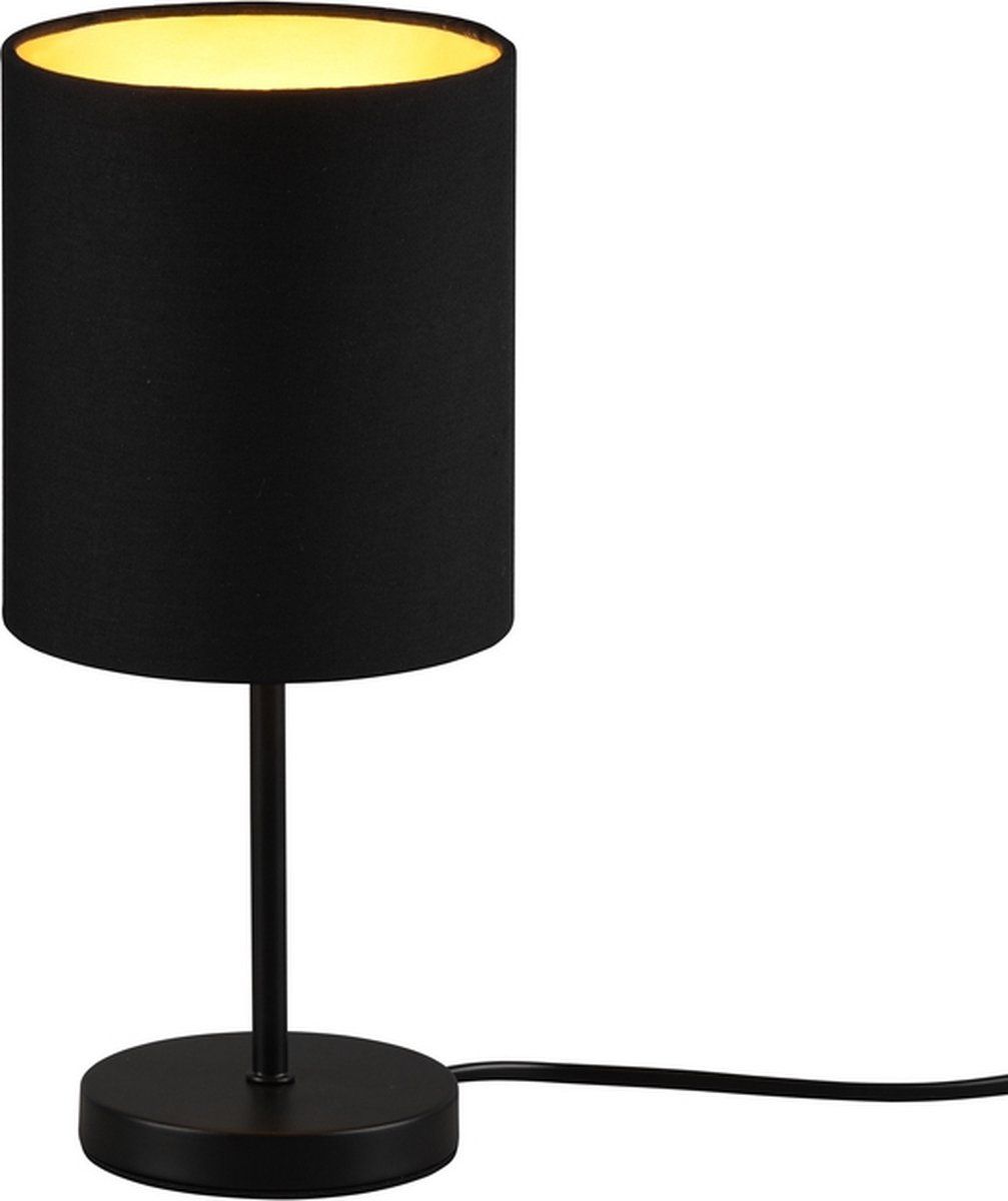 Trio Jerry Tafellamp - Goud;Zwart - Metaal - E14