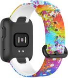 By Qubix Qubix - Siliconen band met print - Verfprint - Geschikt voor Xiaomi Mi Watch Lite / Redmi Watch