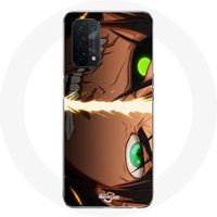 Maniacase Etui voor Oppo A74 5G Anime Manga Eren Yeager Attack on Titan