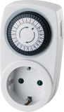 Qualu Tijdschakelaar - Analoge Schakelklok - 3500W - Wit