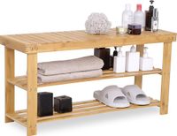 Songmics Bamboe Schoenenrek - 3 Lagen - Beige