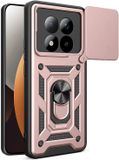Techsuit Hoesje geschikt voor Xiaomi Redmi Note 15 Pro Plus / Xiaomi Poco M8 Pro - Camshield Back Cover - Roségoud