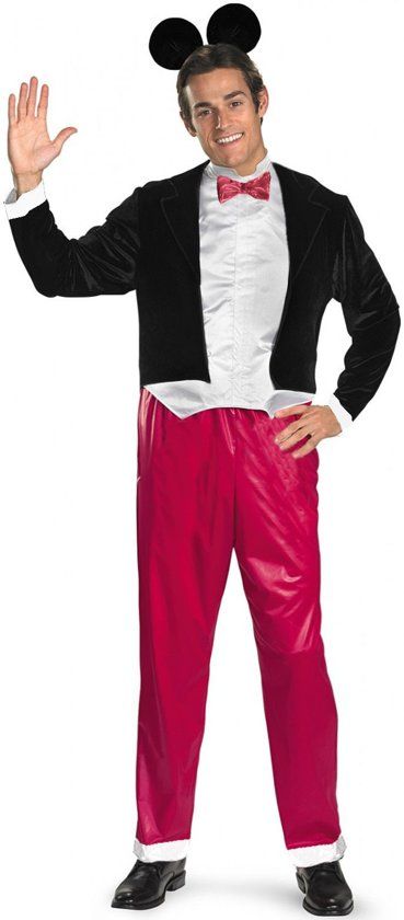 Widmann Mickey Mouse Kostuum Broek En Pak Mickey Muis Heren Man Large Carnaval kostuum Verkleedkleding