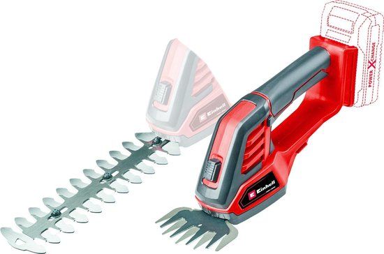 Einhell GE-CG 18/100 Li Solo Accu Gras-/Heggenschaar - 18V - Zwart/Rood