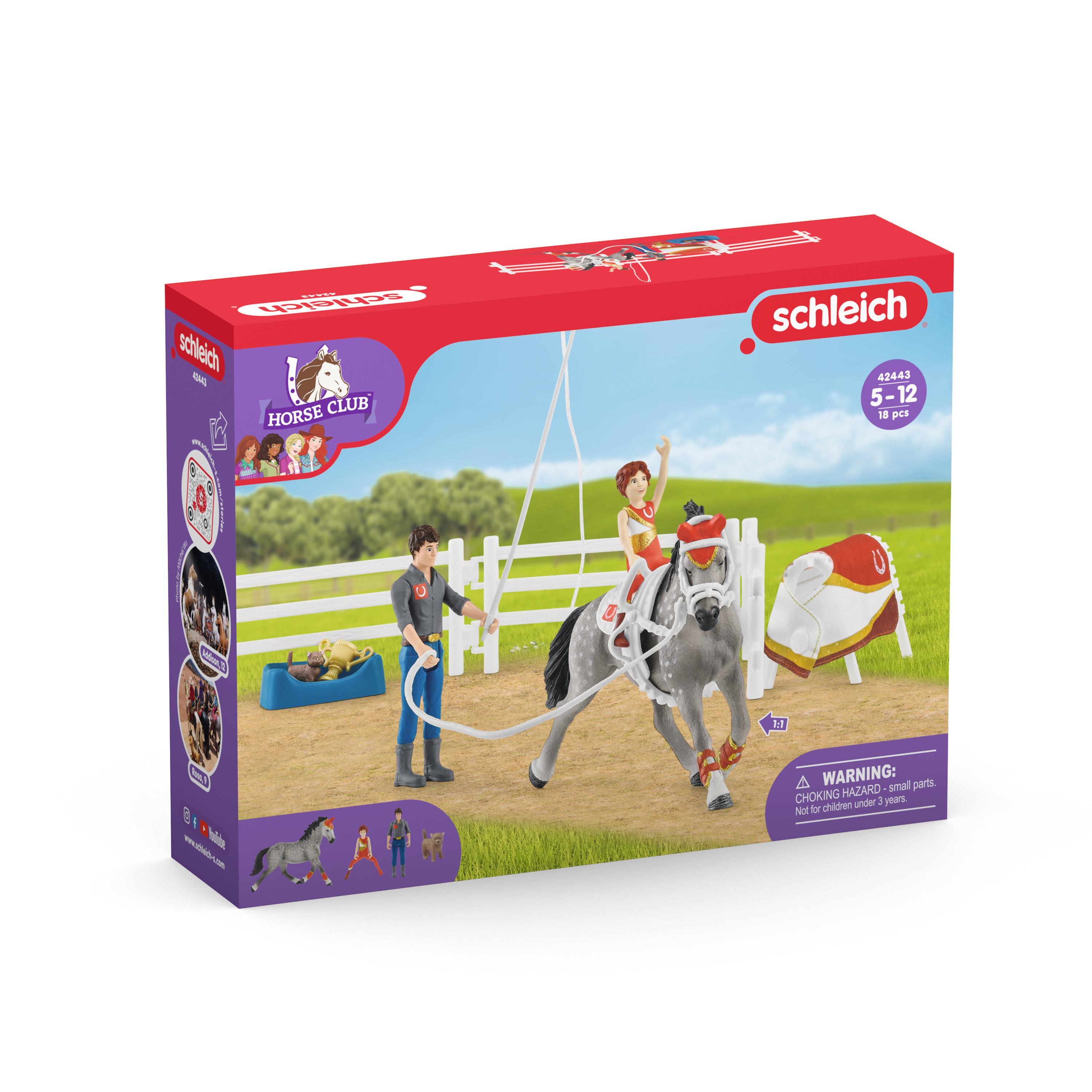 Schleich HORSE CLUB Horse Club Mia's voltige rijset 42443