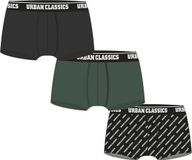 Urban Classics 3-Pack Boxershorts Heren 6XL Zwart/Groen