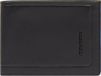 Piquadro S138 Portemonnee RFID-bescherming Cuir 12.5 cm Noir
