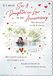 Traditionele Piccadilly Greetings Traditionele verjaardagskaart Zoon & Dochter In Recht - 9 x 6 inch