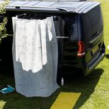 Haba - Cascata Mobiel Douchegordijn - Wit - 180x70 cm