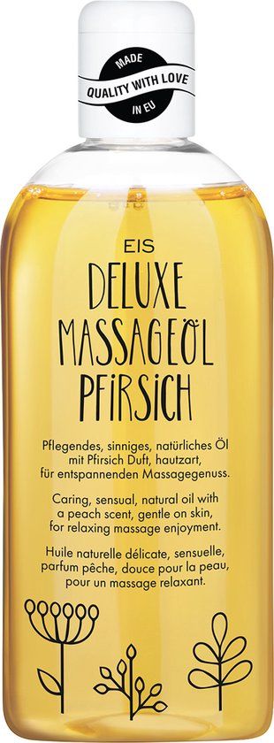 EIS Massageöle EIS Deluxe massageolie, erotische massageolie, perzikaroma, 250 ml