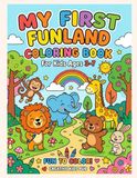 My First Coloring Book of Cute Animals | Aged For 3-7