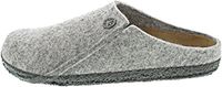 Birkenstock Zermatt standaard vilten pantoffels met open hak voor dames, Lichtgrijs (Light Grey), 39 EU