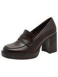Tamaris - Dames - Loafers - Bruin - Maat 37