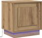 vidaXL Nachtkastje Artisan Eiken 44 x 34,5 x 45 cm Bewerkt hout