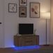 Maison Exclusive - Meuble TV avec éclairage LED, chêne artisanal, 100x41x50 cm