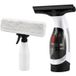 Itools Lave-vitres sans fil à batterie lithium 3,7 V 150 ml raclette 280 mm pulvérisateur et microfibre