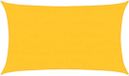 vidaXL Zonnezeil 160 g/m² rechthoekig 5x8 m HDPE geel