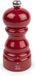 Peugeot moulin à poivre 12 cm avec 6 réglages de mouture - Fabriqué en bois certifié PEFC - Fabriqué en France - Couleur Rouge Passier brillant