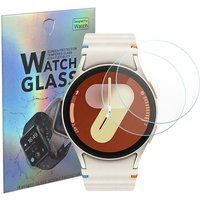 Phonillico® Gehard glas voor Samsung Galaxy Watch 7 40 mm [Pak van 2] Antikras horlogeschermbeschermer