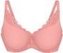Triumph Amourette W01 Beugel-BH – Kant – Comfort & Steun – Pastel Roze - 85E