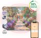 Klarstein Wonderwall Air Art Smart - infrarood verwarming, verwarmingspaneel, 80 x 60 cm, 500 W, 10 m², design oppervlak, wifi: app-bediening, geruisloos, design: weg in de tuin van Monet