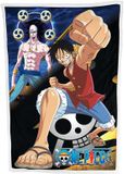 Homadict Sherpa deken One Piece Luffy & Ener Attack veelkleurig 100x150 cm