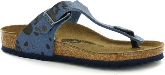 Birkenstock Gizeh Kids BS Smal Teenslippers - Colour Sprays Blue - Maat 30