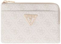 GUESS Laurel II SLG Key Ring Pouch Bone Logo crème