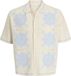 Jack & Jones Gebreide overhemd JORORCHARD KNIT CROCHET POLO Korte mouw Katoen/Acryl M