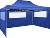 Syfax Vouwtent met 3 wanden 3x4,5 m blauw
