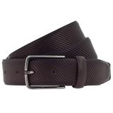 Vanzetti Leren Riem 35mm Leather Belt W100 Dark Brown Bruine