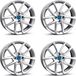 Borbet velg, model N, 6.5x16 inch, ET35, 4x98, zilverkleurig