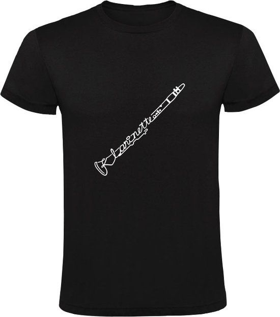 Sol's Klarinet Heren T-shirt Zwart 2XL